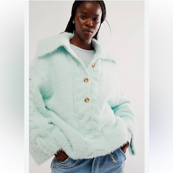 Free People Sweaters - Free People Lemon Tonic Sweater Medium